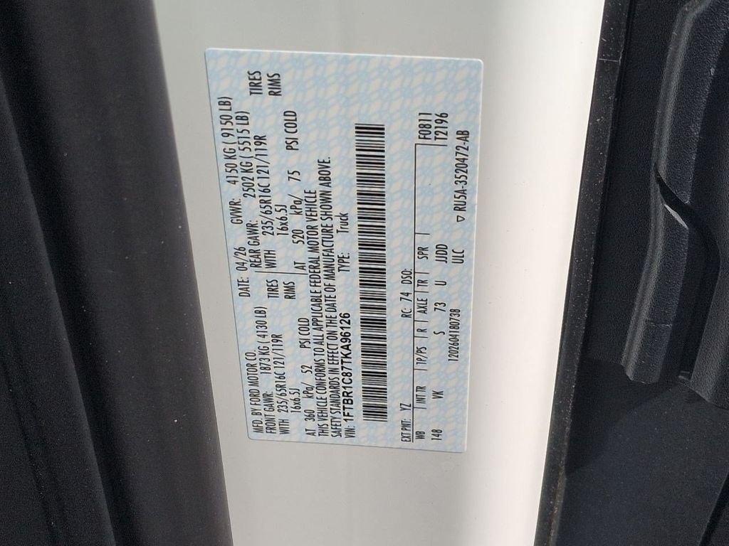 New 2026 Oxford White Ford Cargo Van image 72