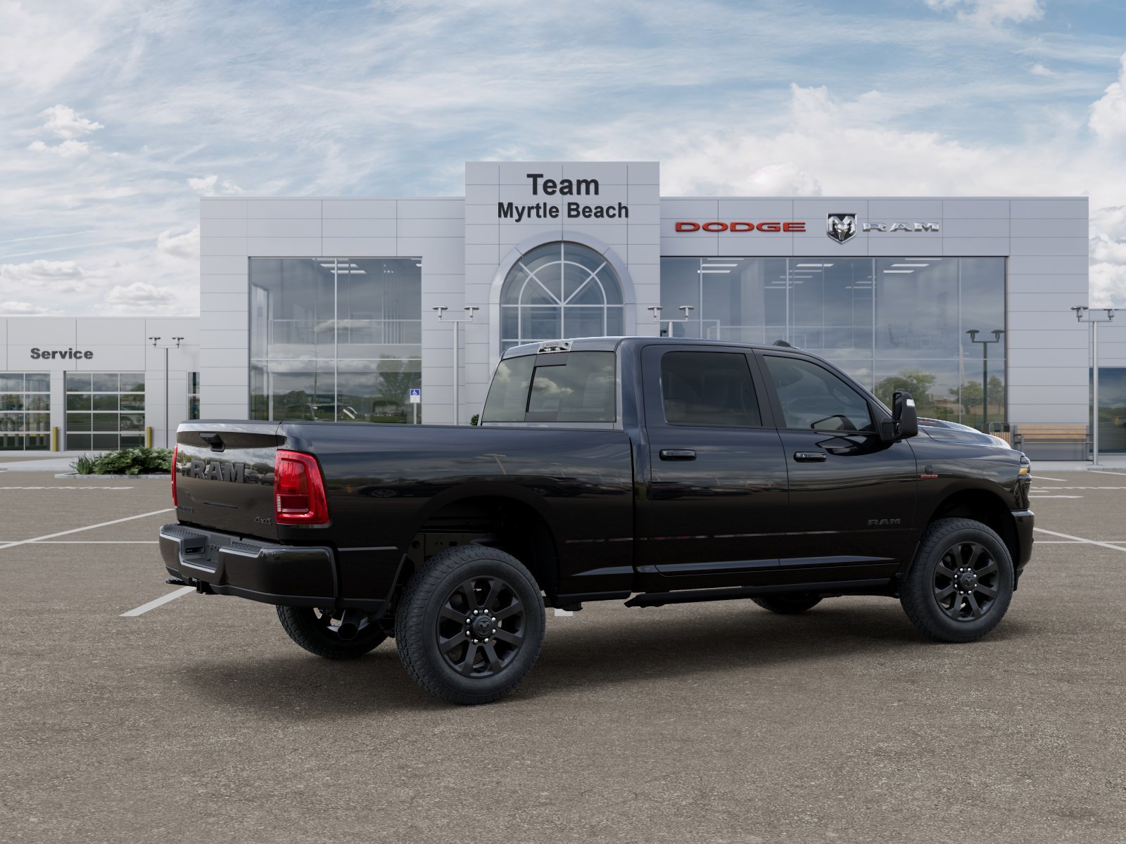 New 2026 Diamond Black Crystal Pearl-Coat Exterior Paint RAM Laramie image 31