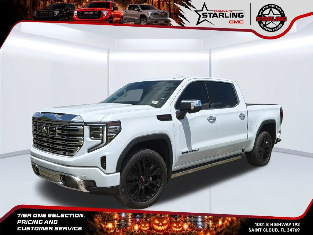 New 2026 Glacier White Tricoat GMC Denali image 1