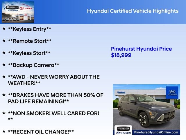 Certified Used 2024 Blue Hyundai SEL image 36