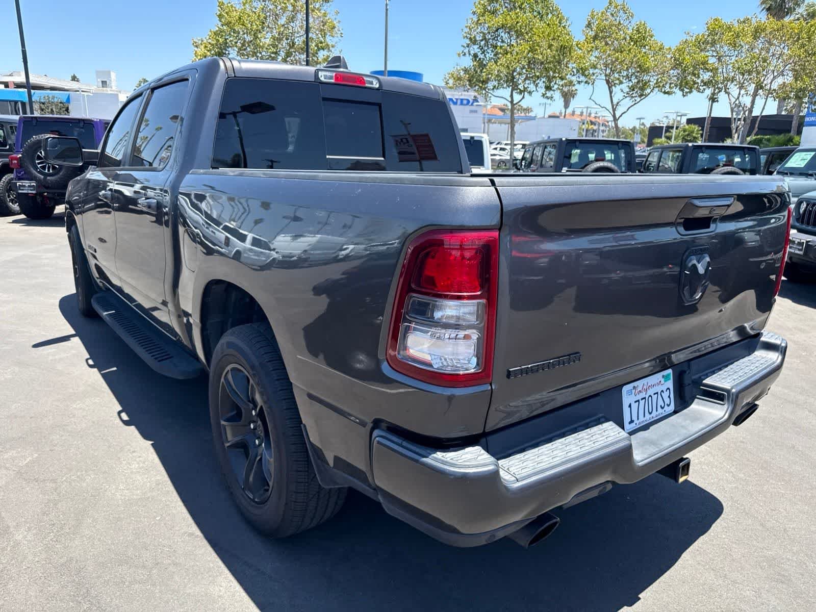 Used 2020 Granite Crystal Metallic Clearcoat Ram Big Horn image 21