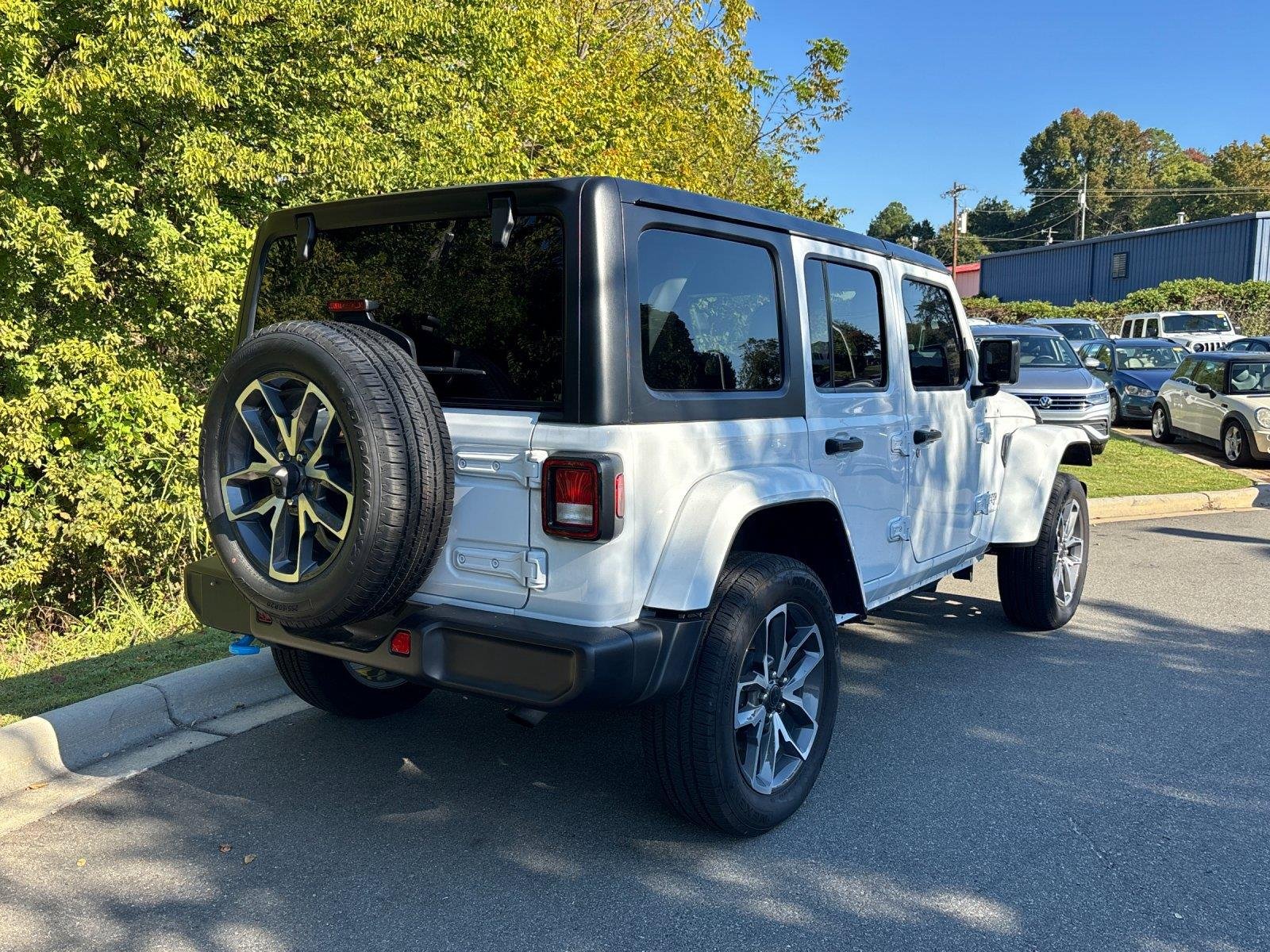Used 2024 Bright White Clearcoat Jeep Sport S image 5