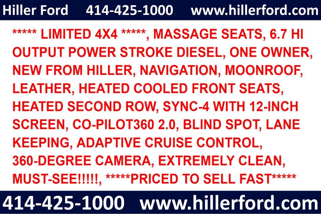 Used 2024 White Metallic Ford Limited image 2
