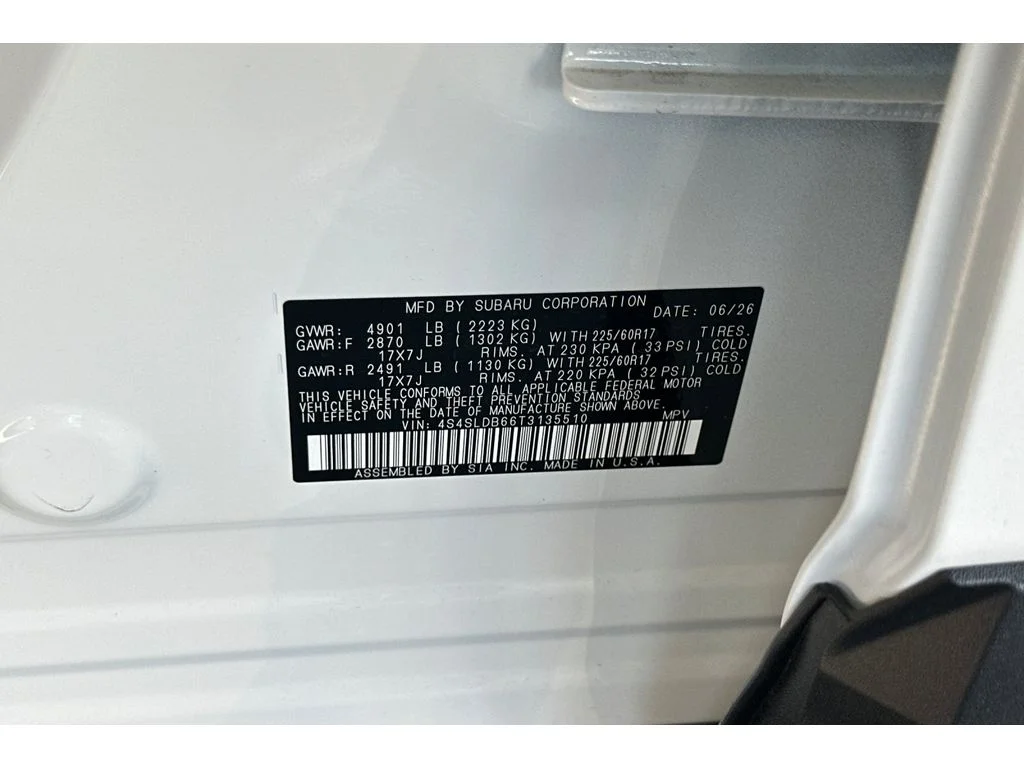 New 2026 CRYSTAL WHITE PEARL Subaru Premium image 26
