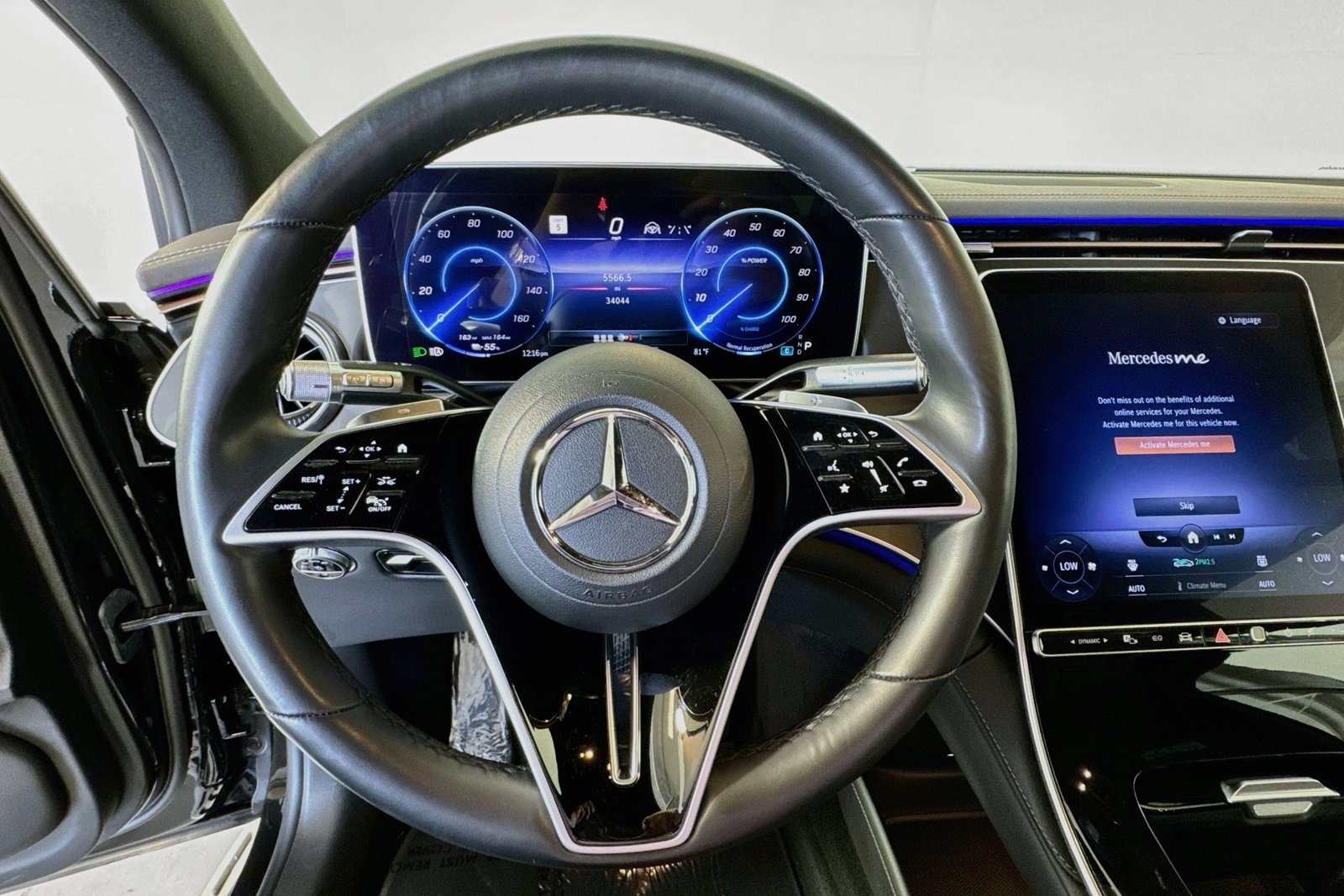 Certified Used 2023 Obsidian Black Metallic Mercedes-Benz EQS 450+ image 11