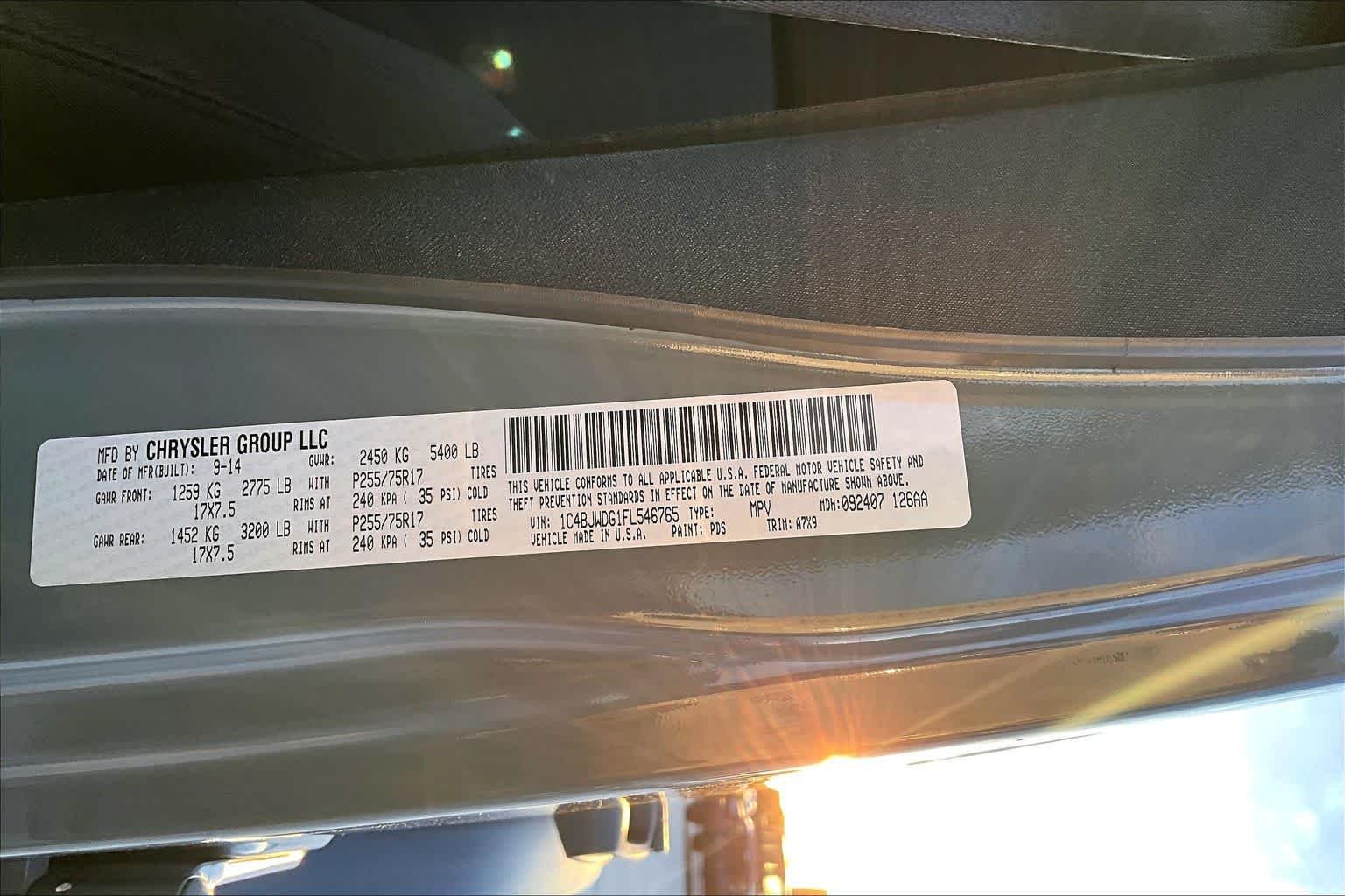 Used 2015 Anvil Clearcoat Jeep Sport image 36