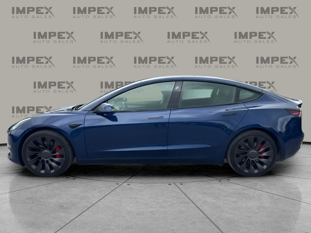 Used 2023 Blue Tesla Performance image 2