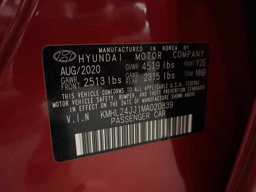 2021 Hyundai Sonata Hybrid Blue - Photo 10