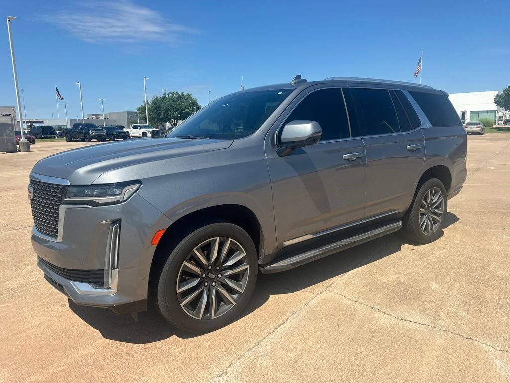 Used 2021 Gray Cadillac Premium Luxury image 1