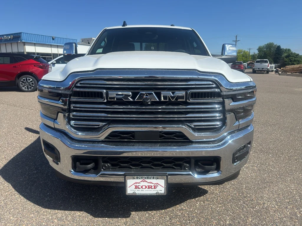 New 2026 Bright White Clear-Coat Exterior Paint RAM Laramie image 2
