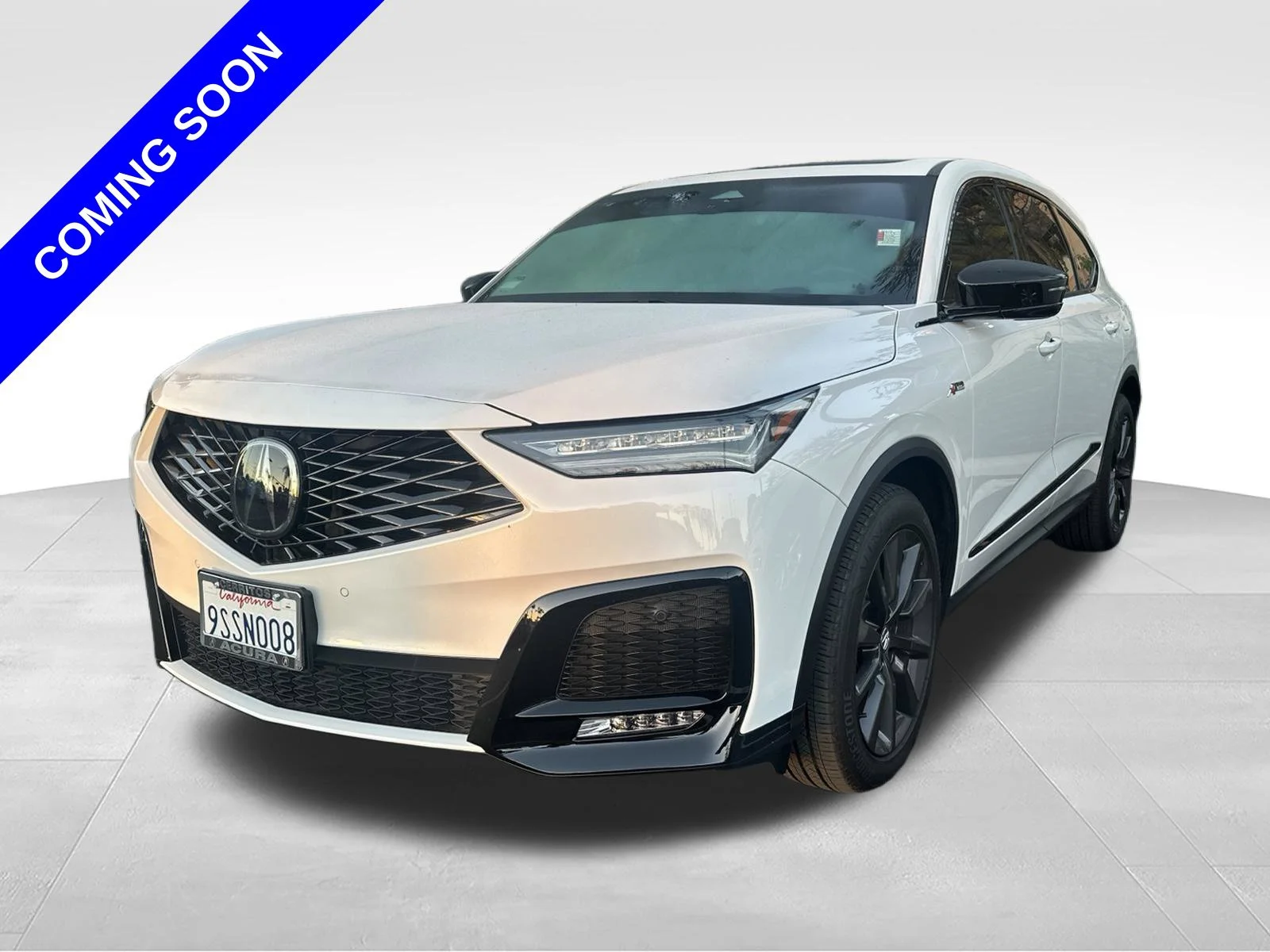 Certified Used 2025 Platinum White Pearl Acura SH-AWD A-SPEC image 1