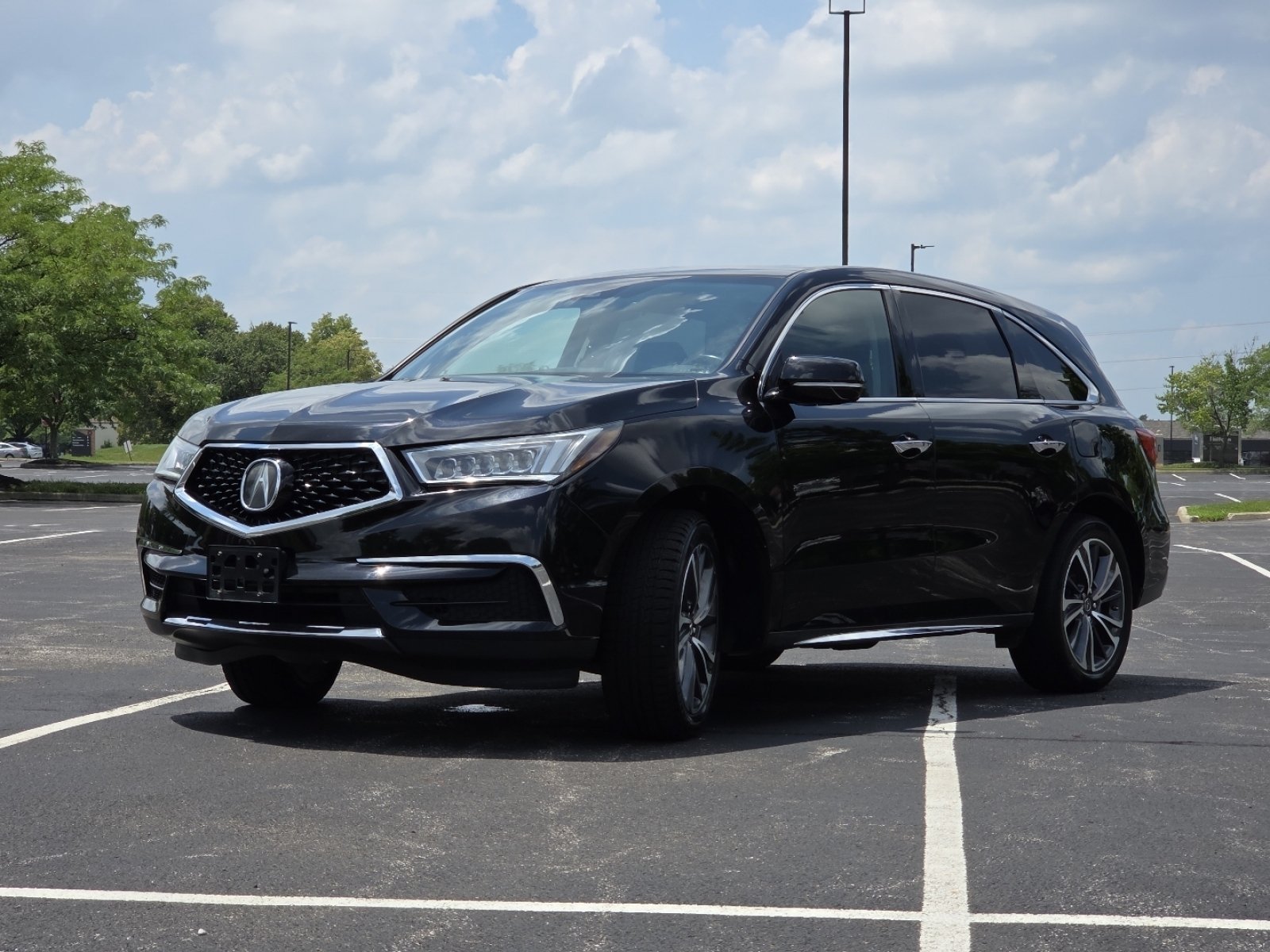 Used 2019 Majestic Black Pearl Acura 3.5L Technology Pkg w/Entertainment Pkg image 18