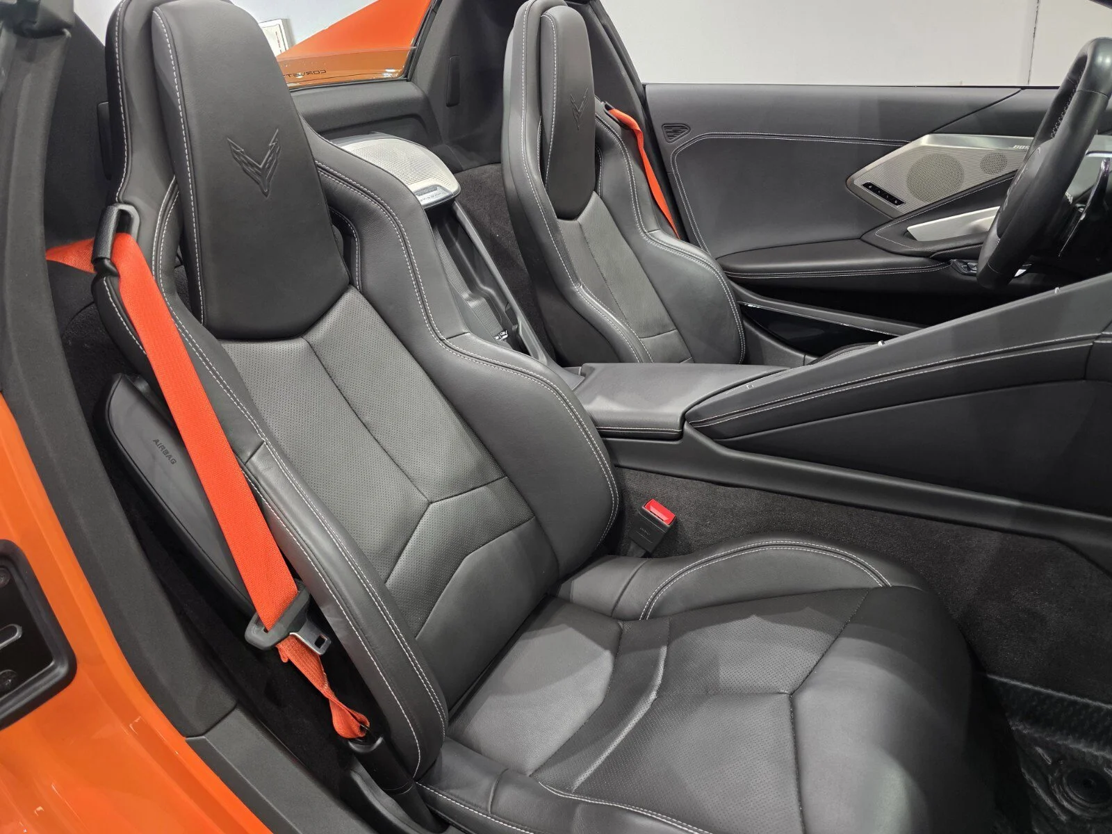 Used 2024 Amplify Orange Tintcoat Chevrolet Stingray Convertible 2LT image 23