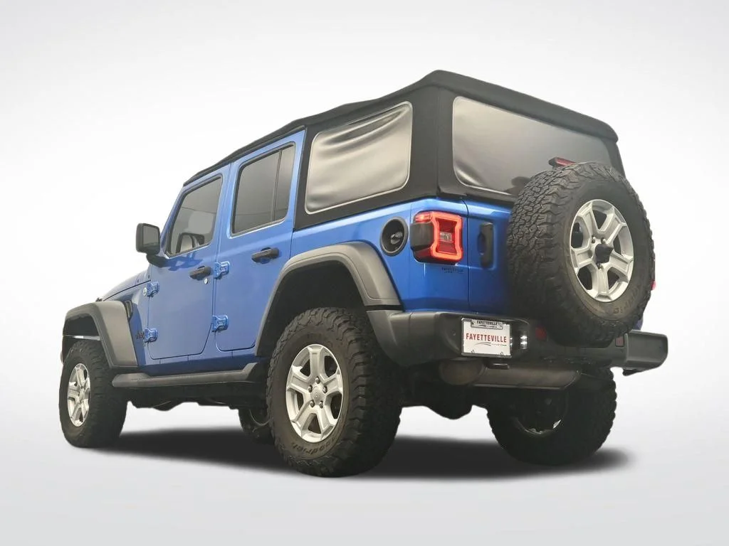 Used 2021 Blue Jeep Unlimited Sport S image 36