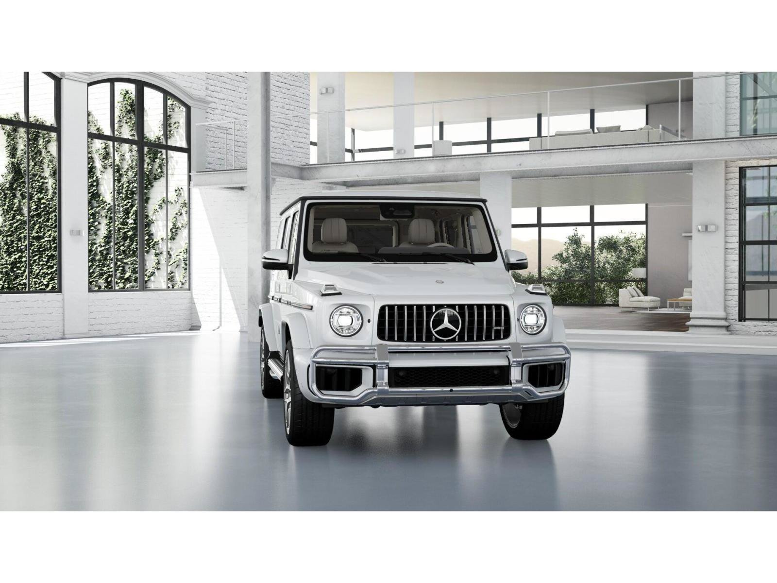 New 2027 MANUFAKTUR Moonlight White Metallic Mercedes-Benz AMG® G 63 SUV image 51