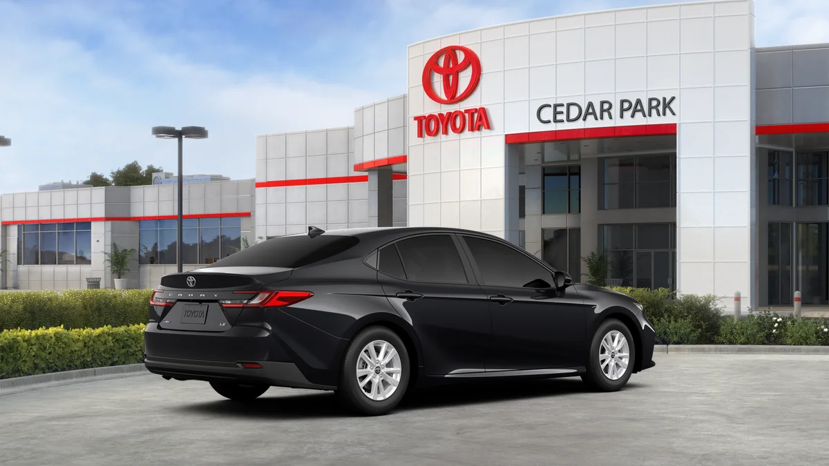 New 2026 Midnight Black Metallic Toyota LE image 10