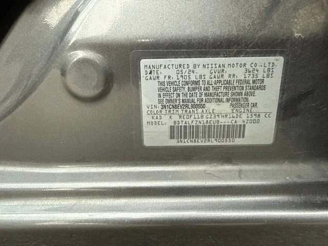 Used 2024 Gun Metallic Nissan SV image 14