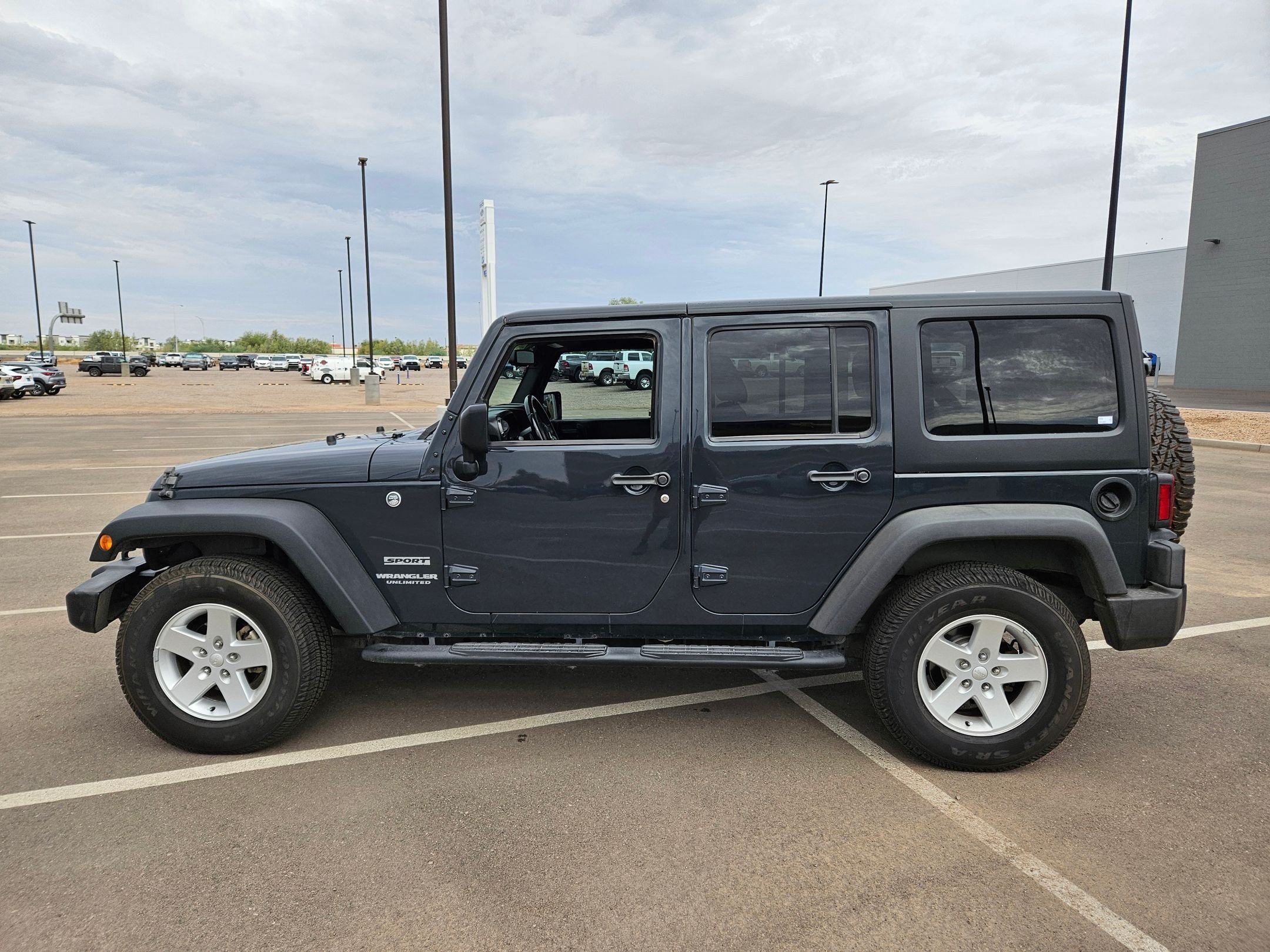Used 2017 Jeep Wrangler Unlimited Sport S with VIN 1C4BJWDG3HL520025 for sale in Casa Grande, AZ
