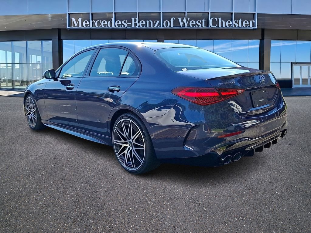 New 2026 Twilight Blue Metallic Mercedes-Benz AMG® C 43 4MATIC® Sedan image 4