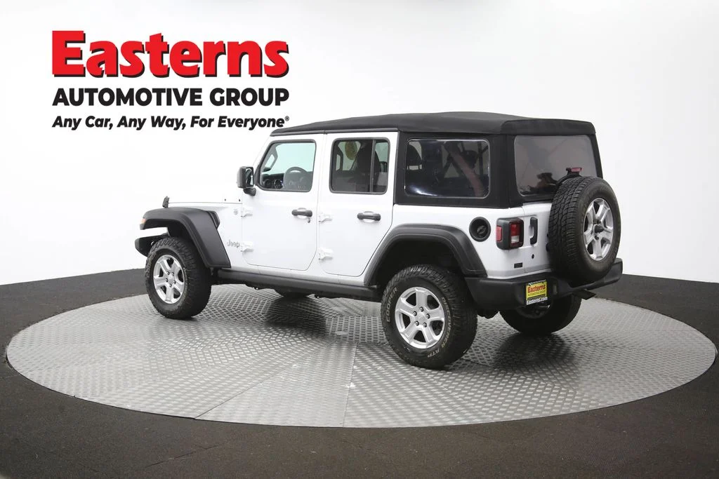 Used 2018 White Jeep Unlimited Sport S image 62