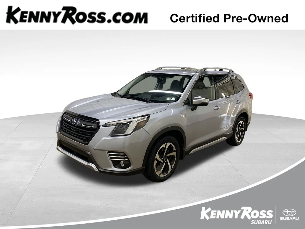 Certified Used 2023 Silver Subaru Touring image 1