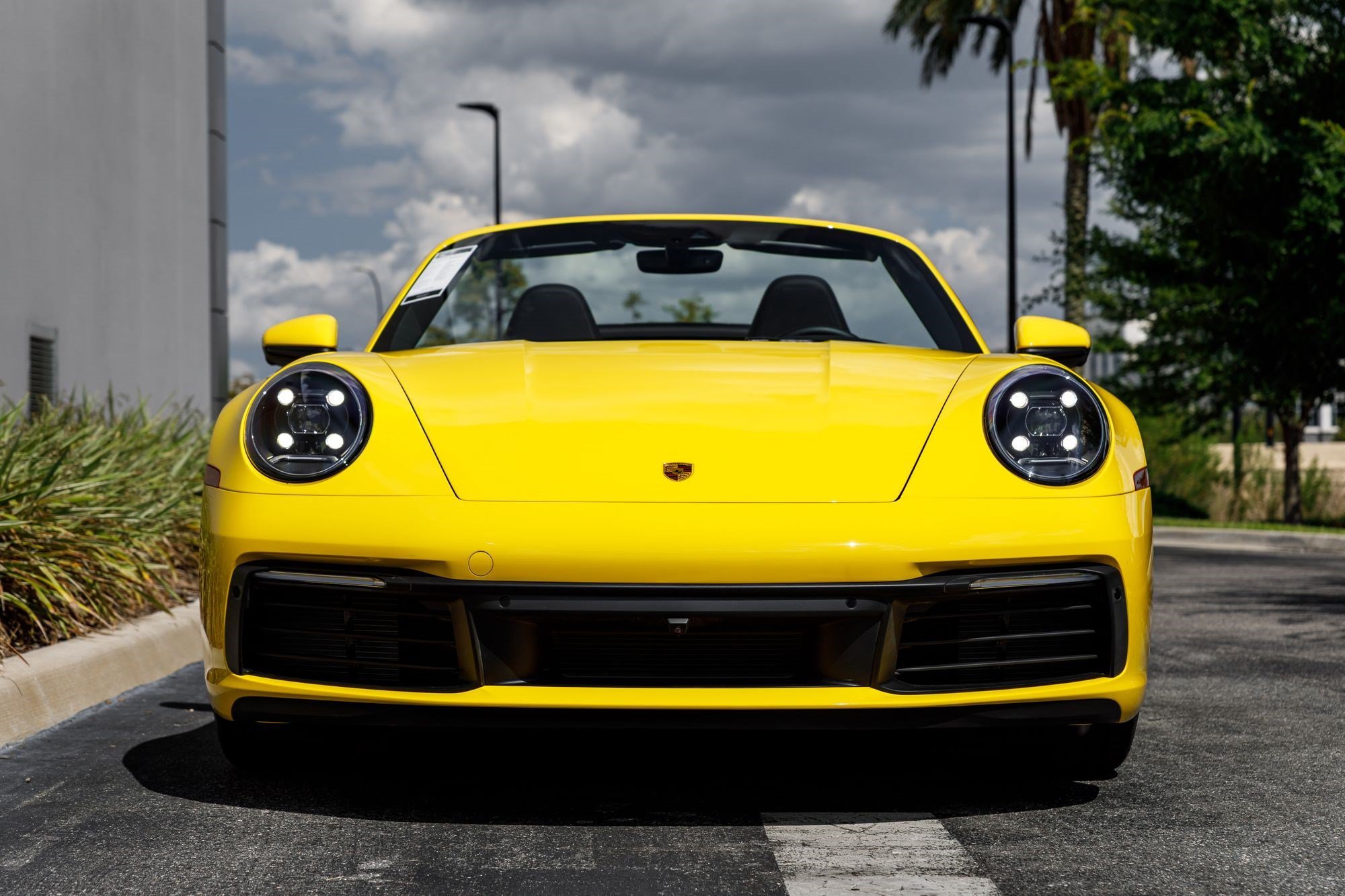 Used 2022 Racing Yellow Porsche Carrera image 4