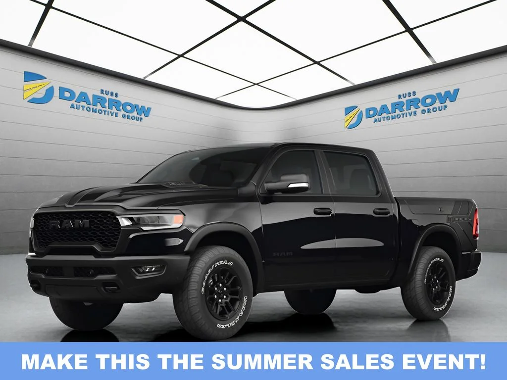 New 2026 Diamond Black Crystal Pearl-Coat Exterior Paint RAM RHO image 1