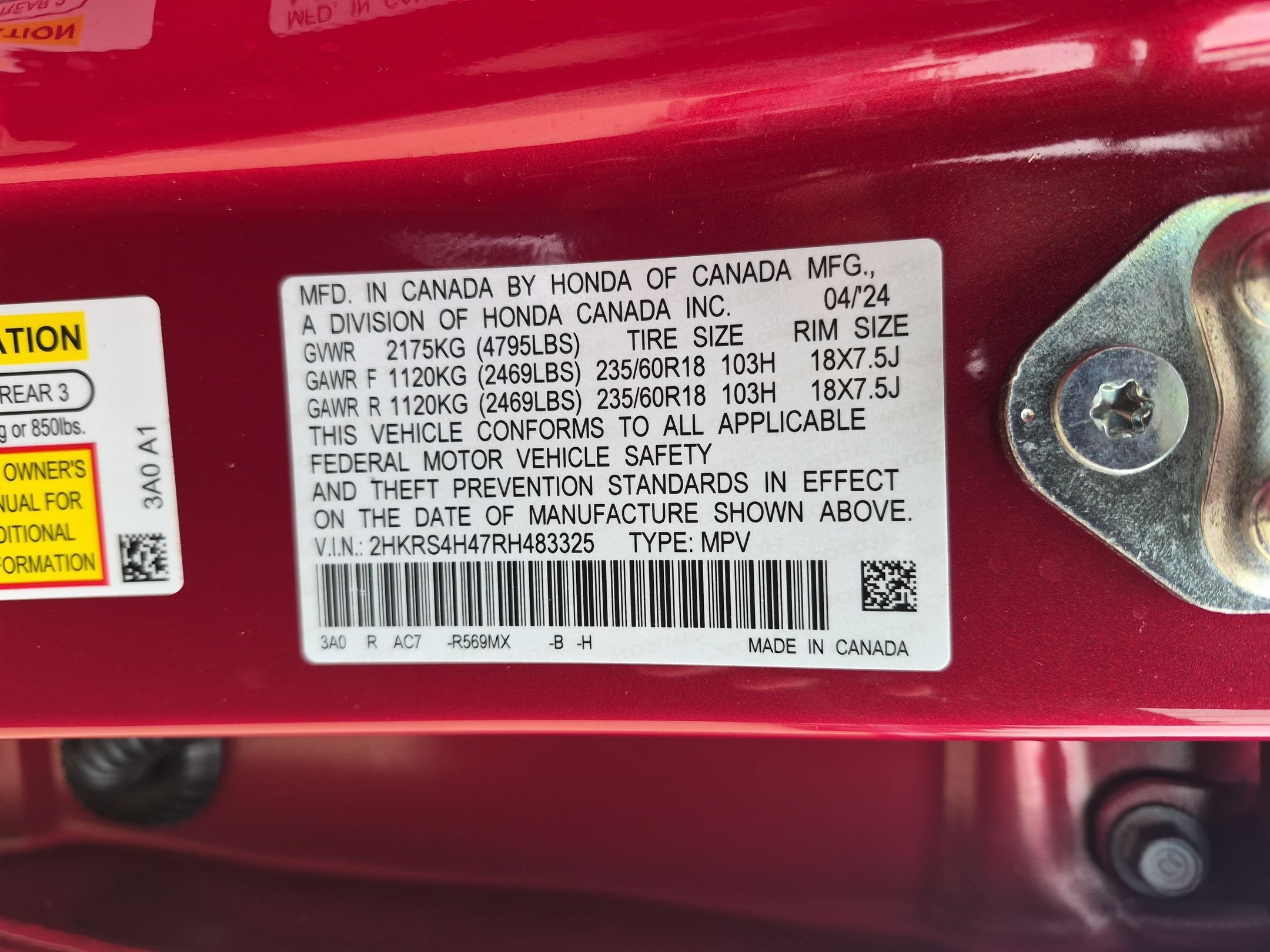 2024 Honda CR-V EX - Photo 35