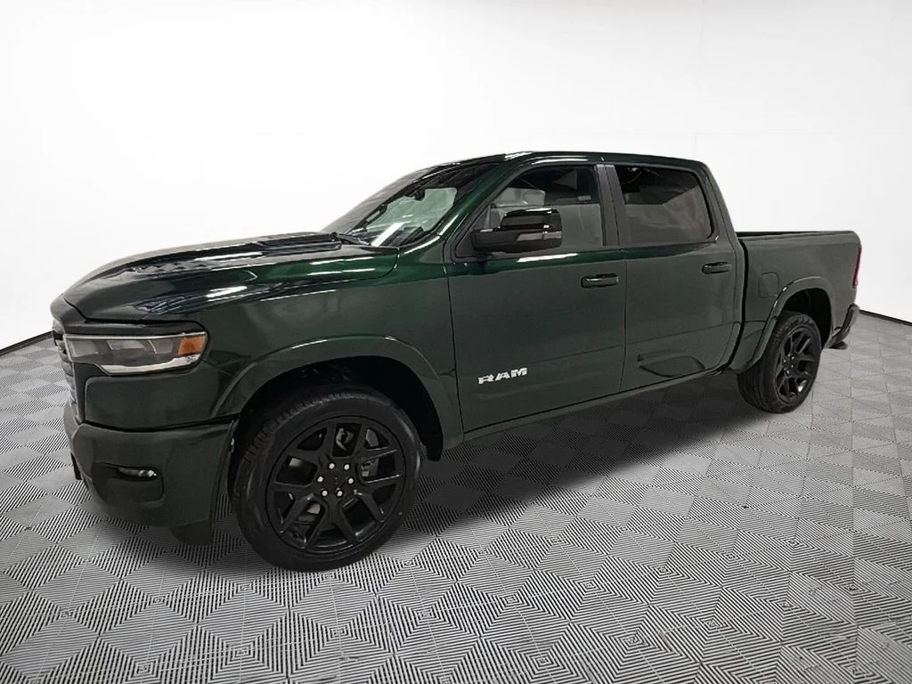 New 2026 Serrano-Green Metallic Exterior Paint RAM Laramie image 2
