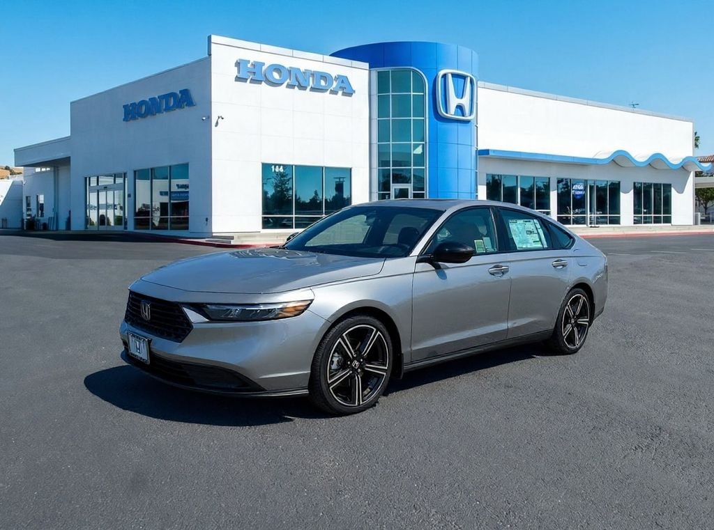 New 2026 Urban Gray Pearl Honda Sport Hybrid image 1