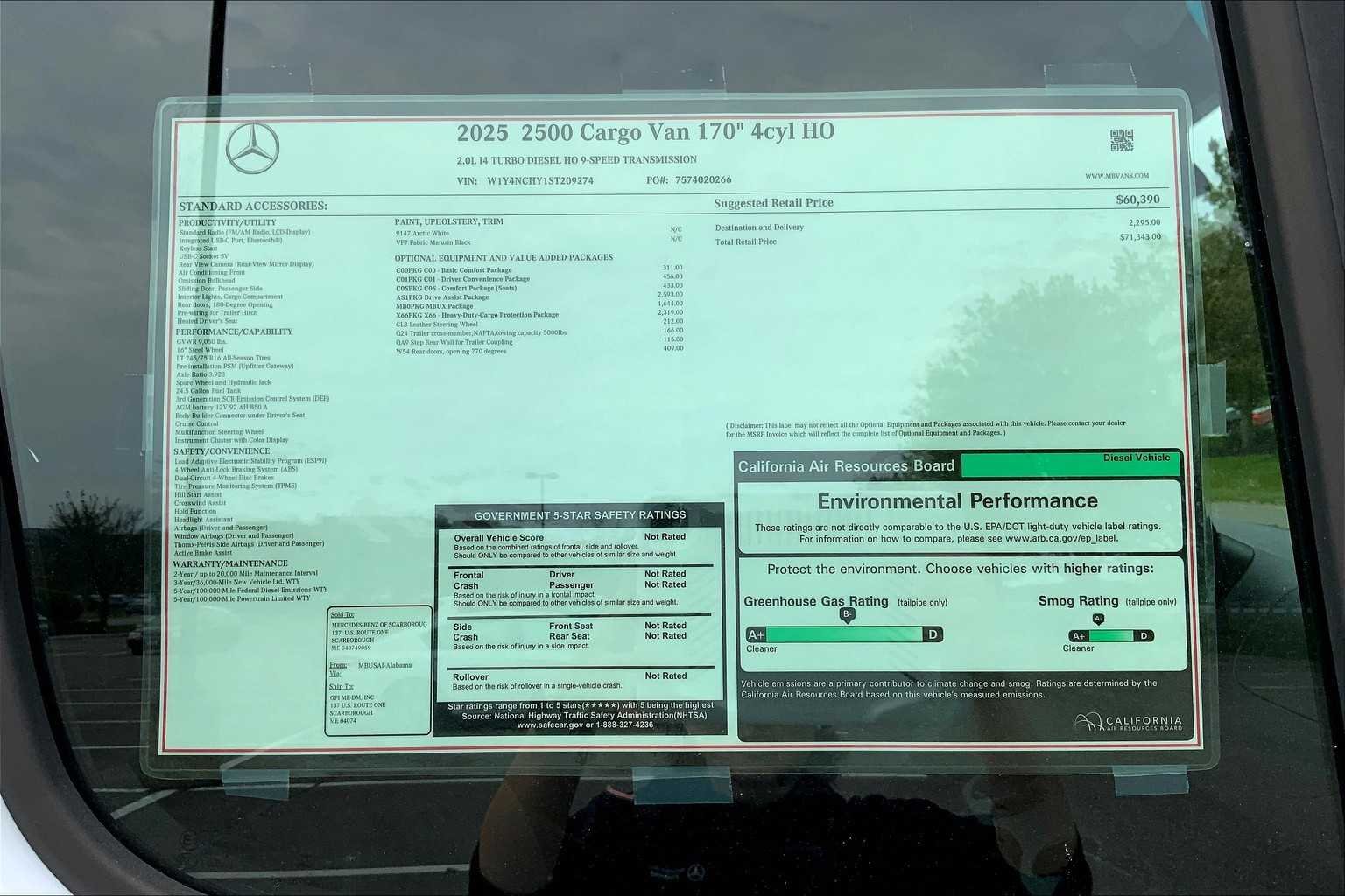 2025 Mercedes-Benz Sprinter Cargo Van Base - Photo 27