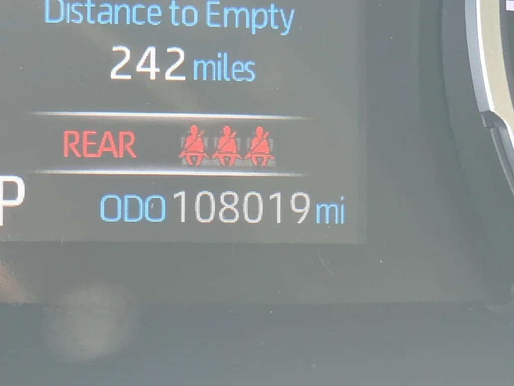 Used 2021 Super White Toyota LE image 7