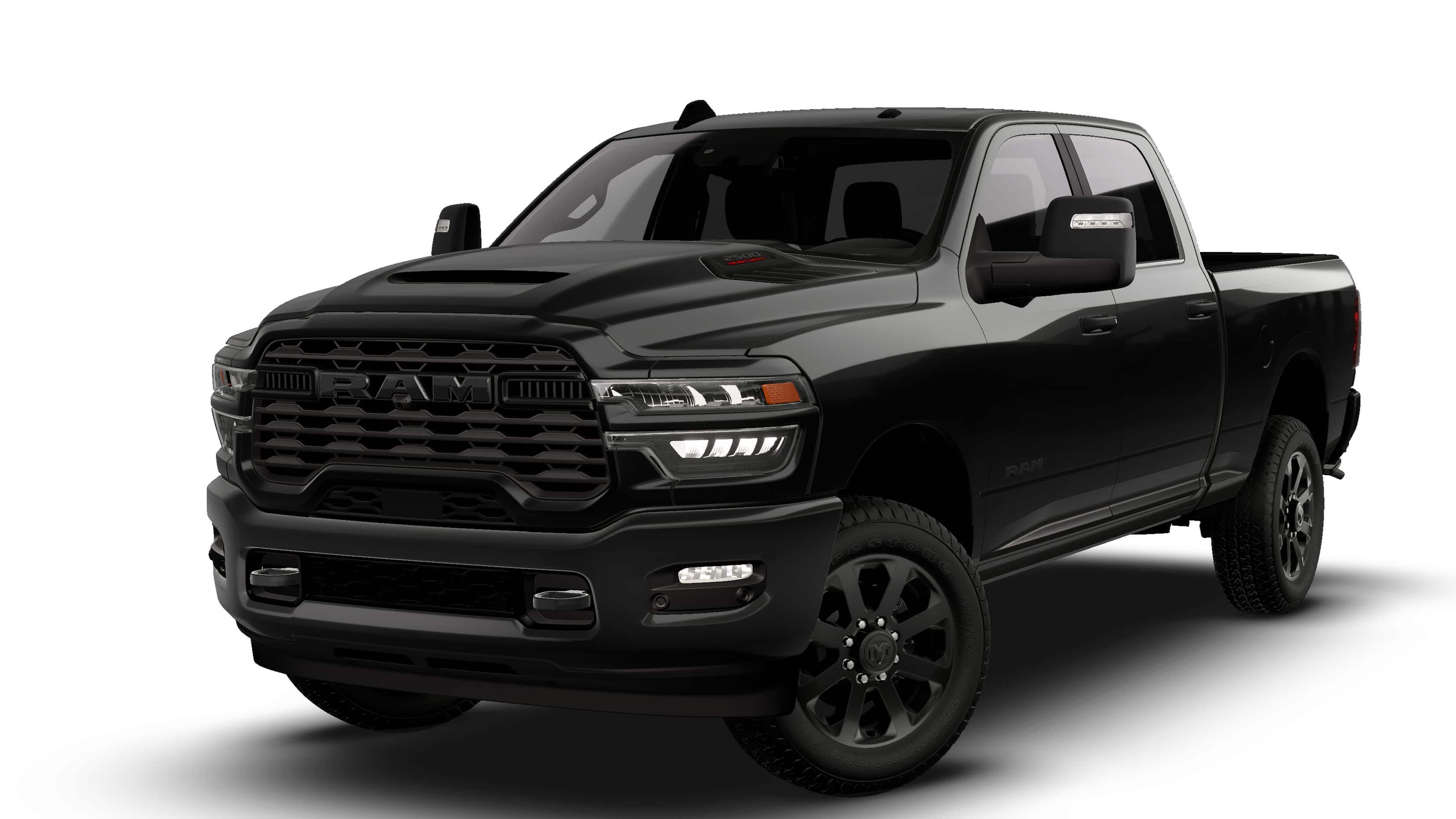 New 2026 Diamond Black Crystal Pearl-Coat Exterior Paint RAM Big Horn image 13