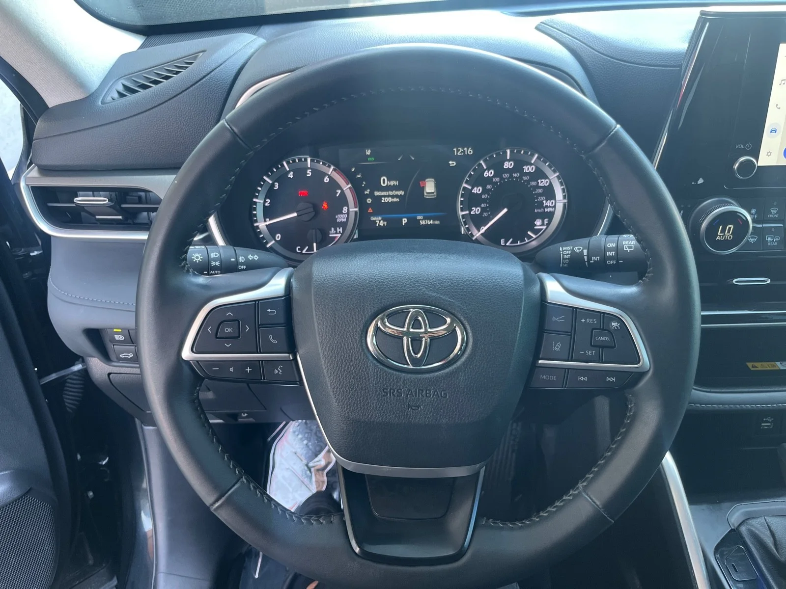 Used 2024 Midnight Black Metallic Toyota XLE AWD image 23