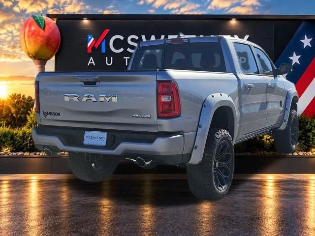 New 2025 Billet Silver Metallic Clear-Coat Exterior Paint RAM Big Horn/Lone Star image 5