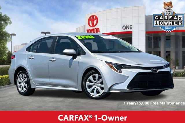 Certified Used 2024 Silver Toyota LE image 2
