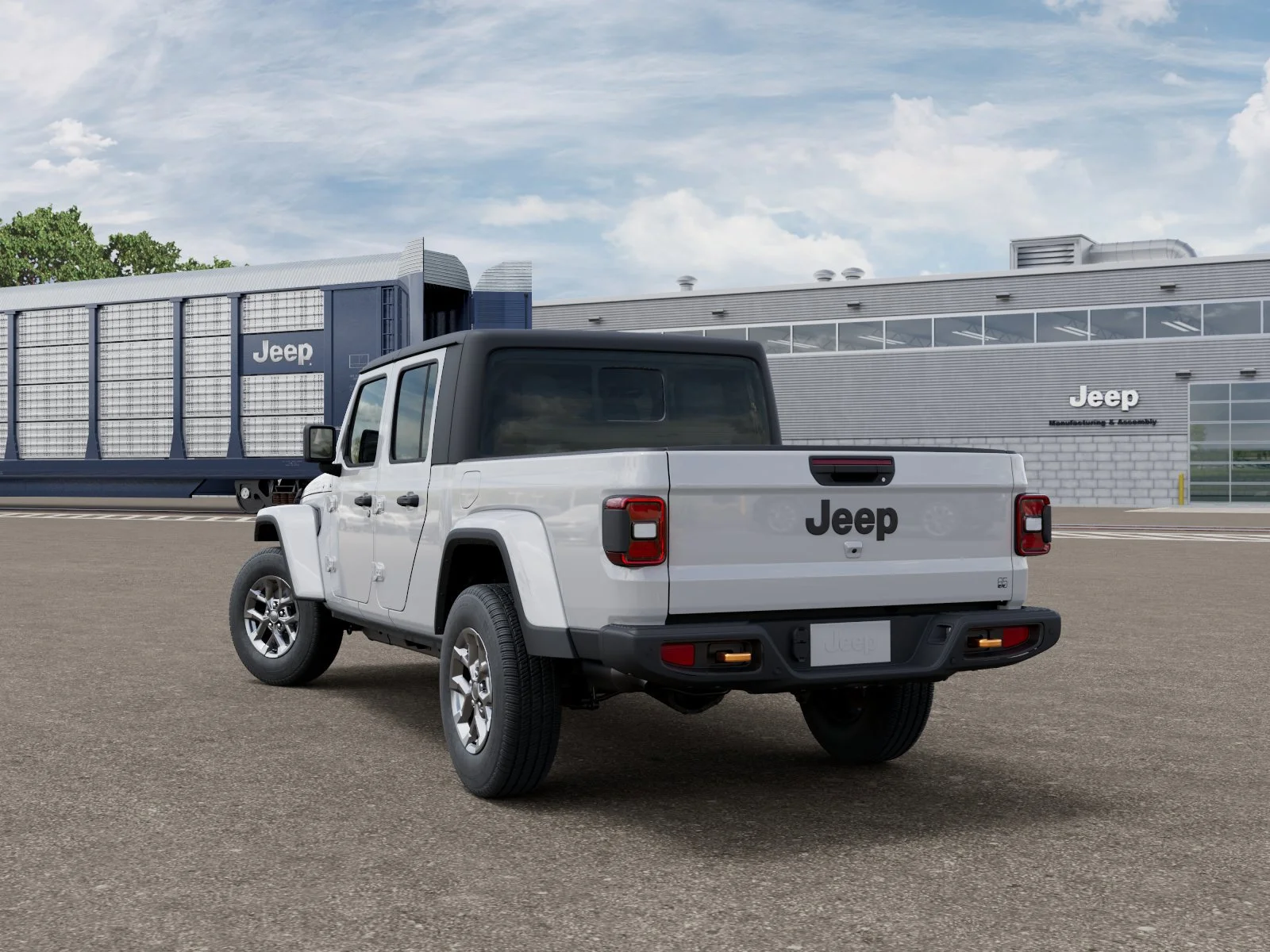New 2026 Bright White Clear-Coat Exterior Paint Jeep 85th Anniversary Edition image 3