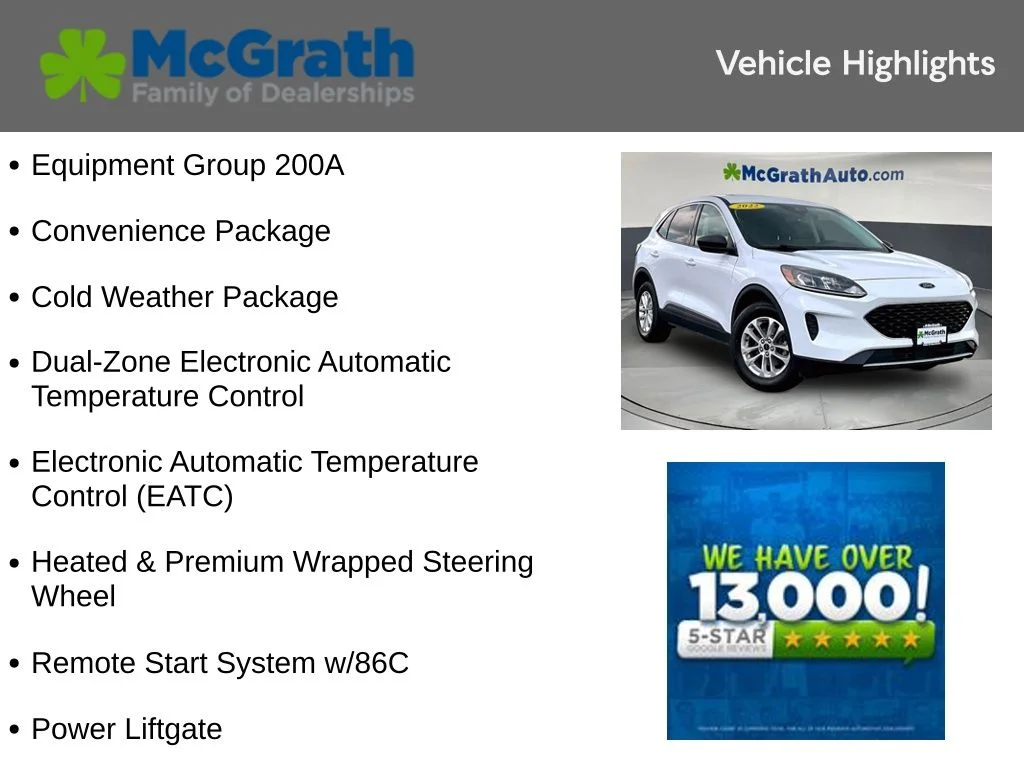 Certified Used 2022 White Ford SE image 6