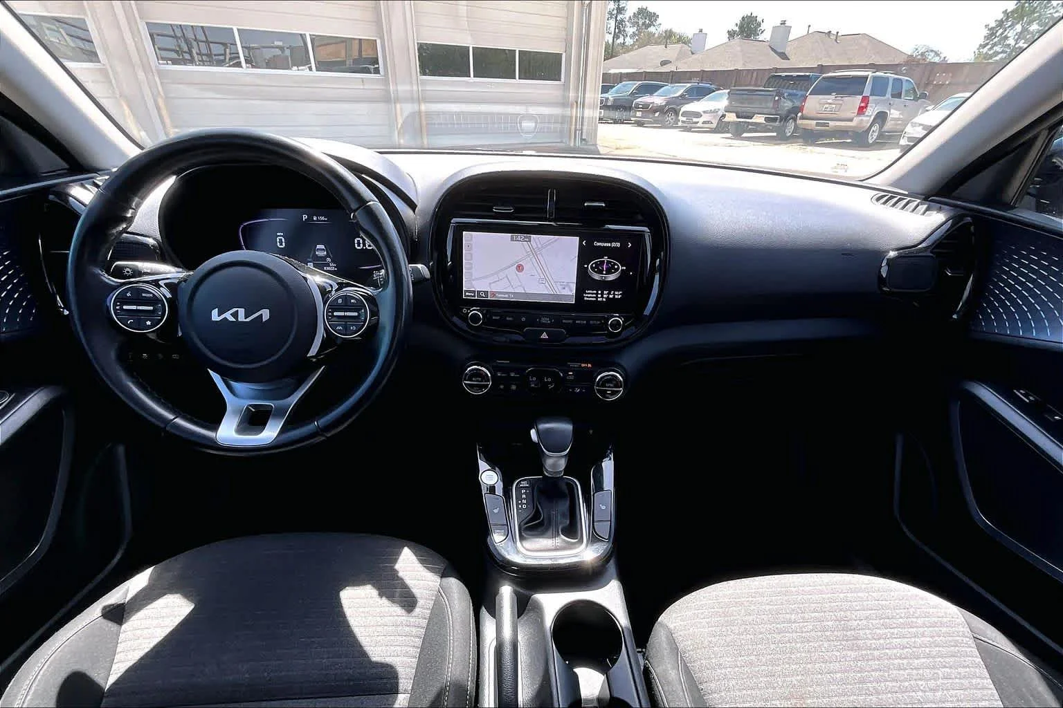 Used 2023 Fusion Black Kia EX image 14