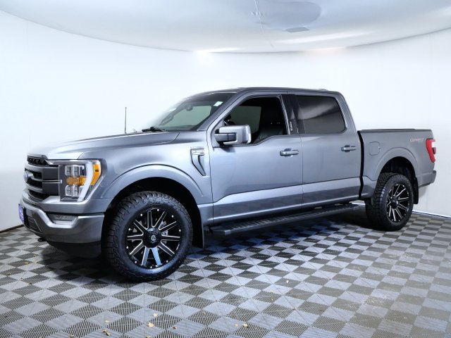 Certified 2021 Ford F-150 Lariat with VIN 1FTFW1E56MFC32642 for sale in Apple Valley, Minnesota