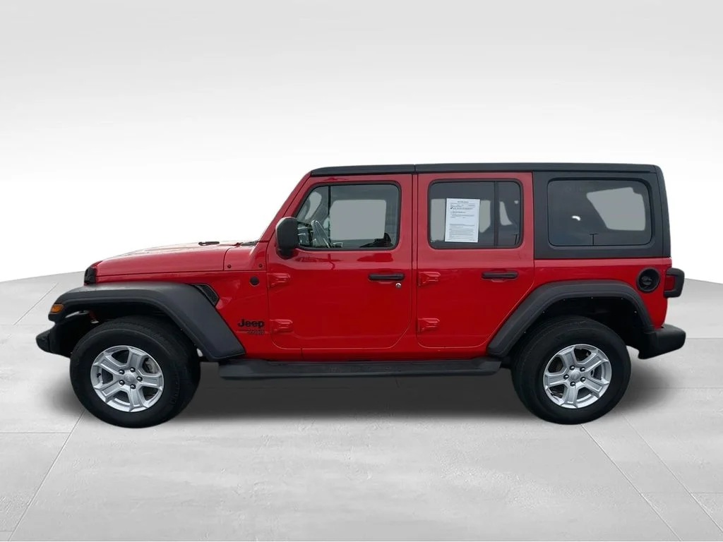 Used 2021 Red Jeep Unlimited Sport S image 5