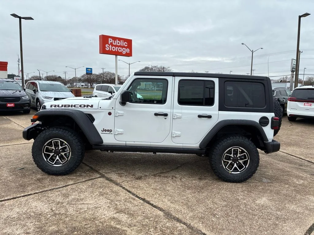 New 2026 Bright White Clear-Coat Exterior Paint Jeep Rubicon image 2