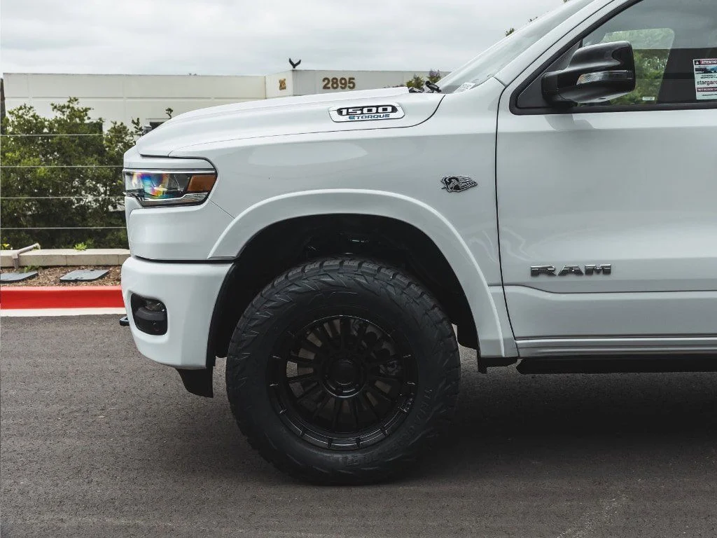 New 2026 Bright White Clear-Coat Exterior Paint RAM Laramie image 6