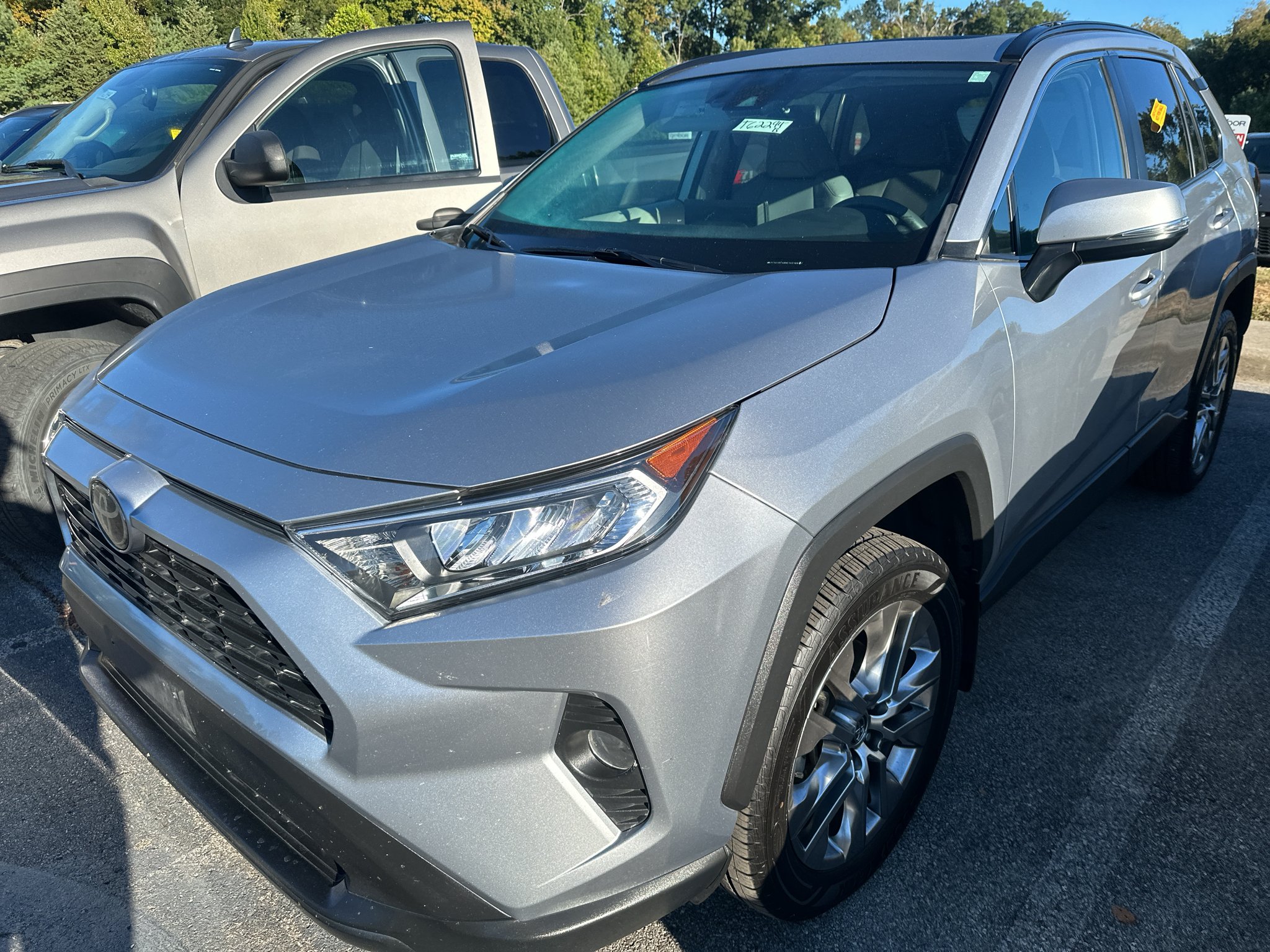 Used 2021 Silver Sky Metallic Toyota XLE Premium image 2