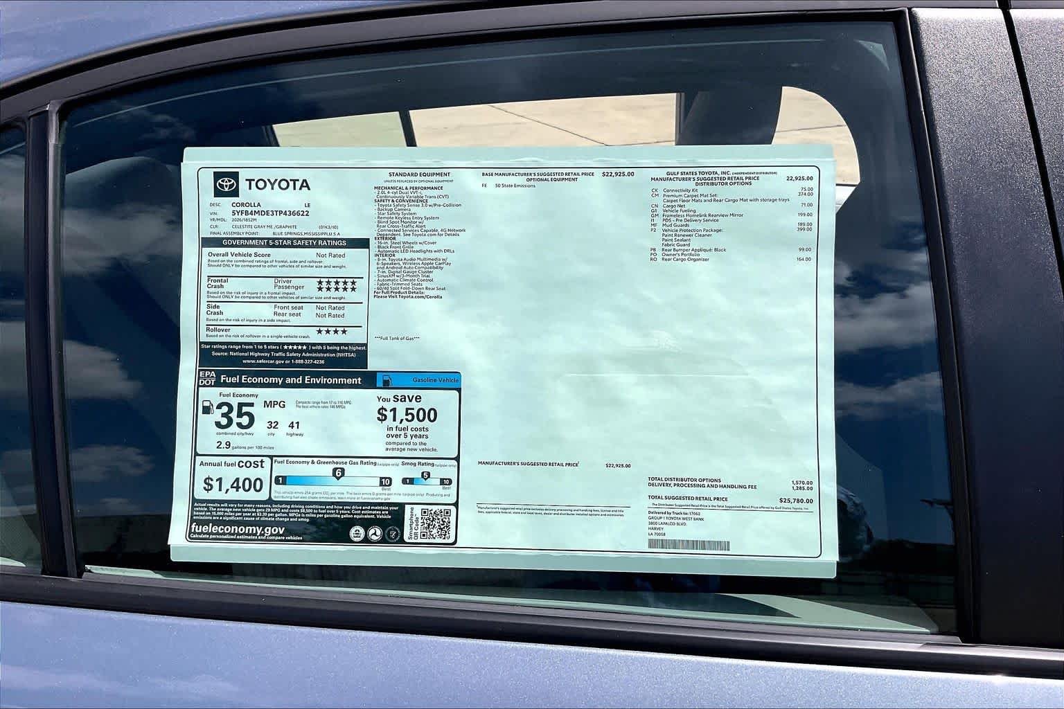 Certified Used 2026 Celestite Toyota LE image 22
