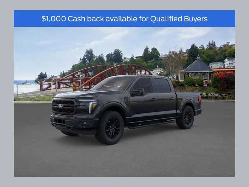New 2026 Black Ford Lariat image 1