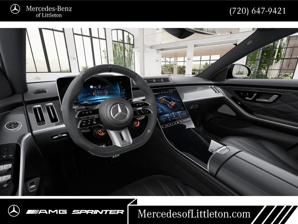 New 2026 Obsidian Black Metallic Mercedes-Benz S 63 E AMG® image 3