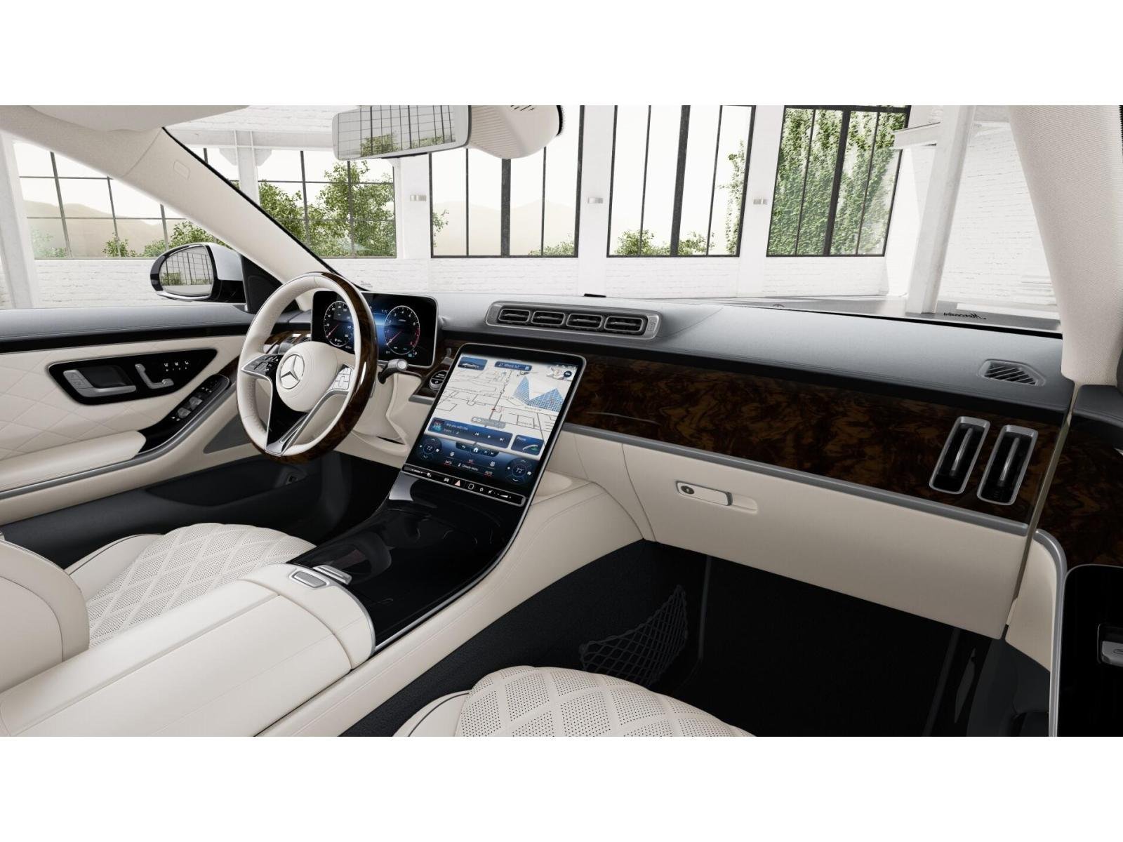 New 2026 MANUFAKTUR Moonlight White Metallic Mercedes-Benz S 580 image 6