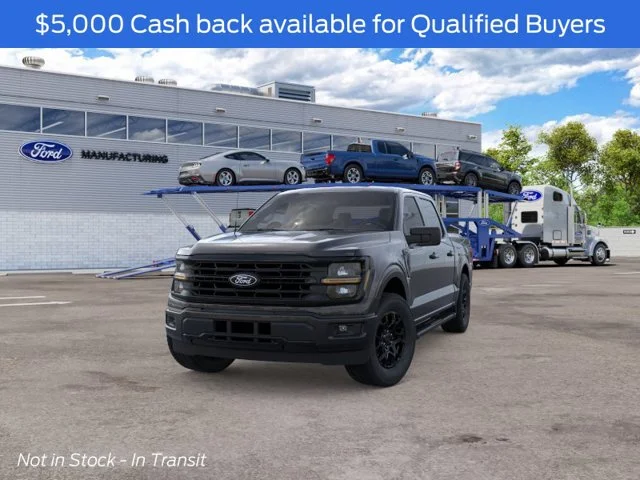 New 2026 Agate Black Metallic Ford XLT image 2