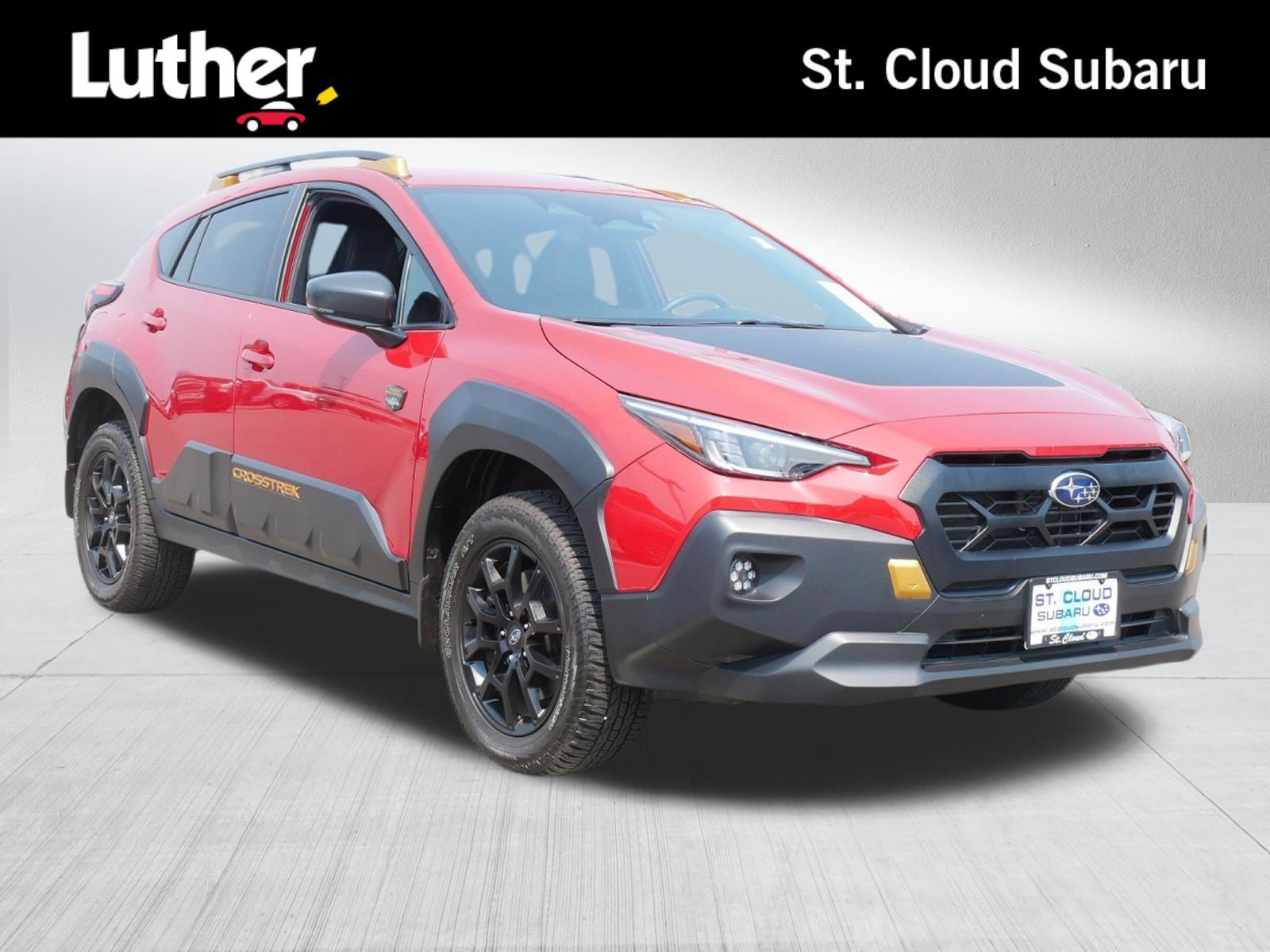 Certified Used 2024 Lithium Red Pearl Subaru Wilderness image 1